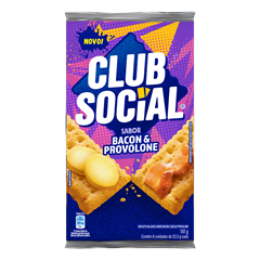 Biscoito Club Social Bacon Provolone 6x23,5g