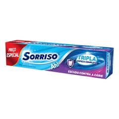 Creme Dental Sorriso Tripla Limpeza Completa 180g