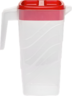 Jarra Plastica Jaguar Com Tampa Transparente 3,3l