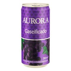 Suco Aurora Uva Tinto Gaseificada Lata 269ml