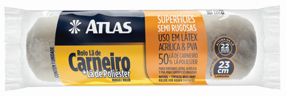 Rolo Para Pintura Atlas De La Mista 23cm