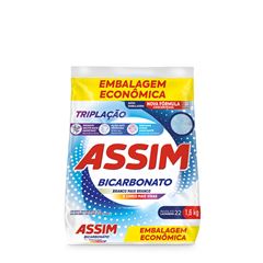 Sabao Em Po Assim Triplacao Bicarbonato Sachet 1,6kg