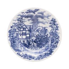Prato Ceramica Fundo Oxford C Inglesa 21,5cm