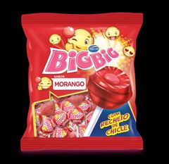 Pirulito Arcor Big Big Morango 500g