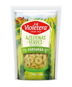 Azeitona Verde La Violetera Fatiada Sachet 120g