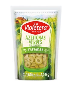 Azeitona Verde La Violetera Fatiada Sachet 1kg