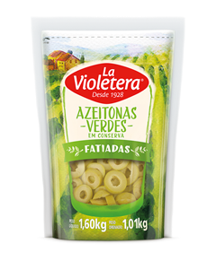 Azeitona Verde La Violetera Fatiada Sachet 1kg
