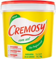 Margarina Cremosy 50% Balde 14,5kg 