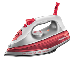 Ferro Vapor Mondial Ceramica Branco/Coral 220v