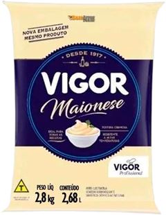 Maionese Vigor Sachet 2,8kg