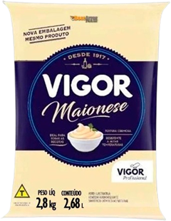 Maionese Vigor Sachet 2,8kg