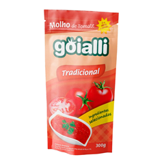 Molho De Tomate Goialli Tradicional Sachet 300g
