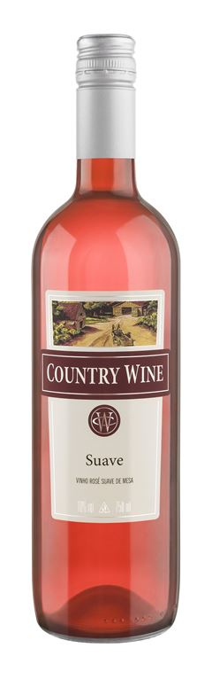 Vinho Nacional Country Wine 750ml Rose Suave