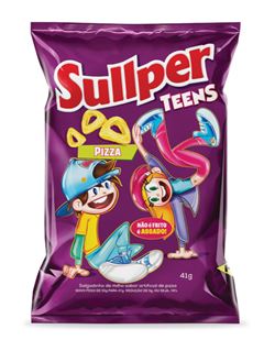 Salgadinho Sullper Teens Pizza 41g