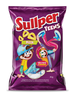 Salgadinho Sullper Teens Pizza 41g