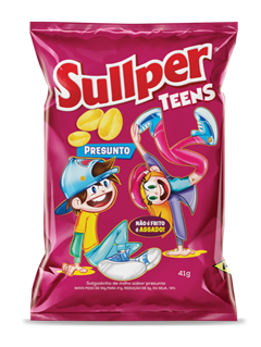 Salgadinho Sullper Teens Presunto 41g