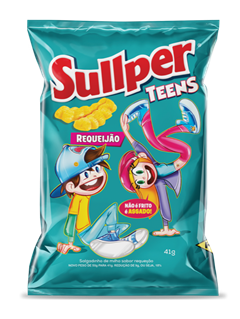 Salgadinho Sullper Teens Requeijao 41g