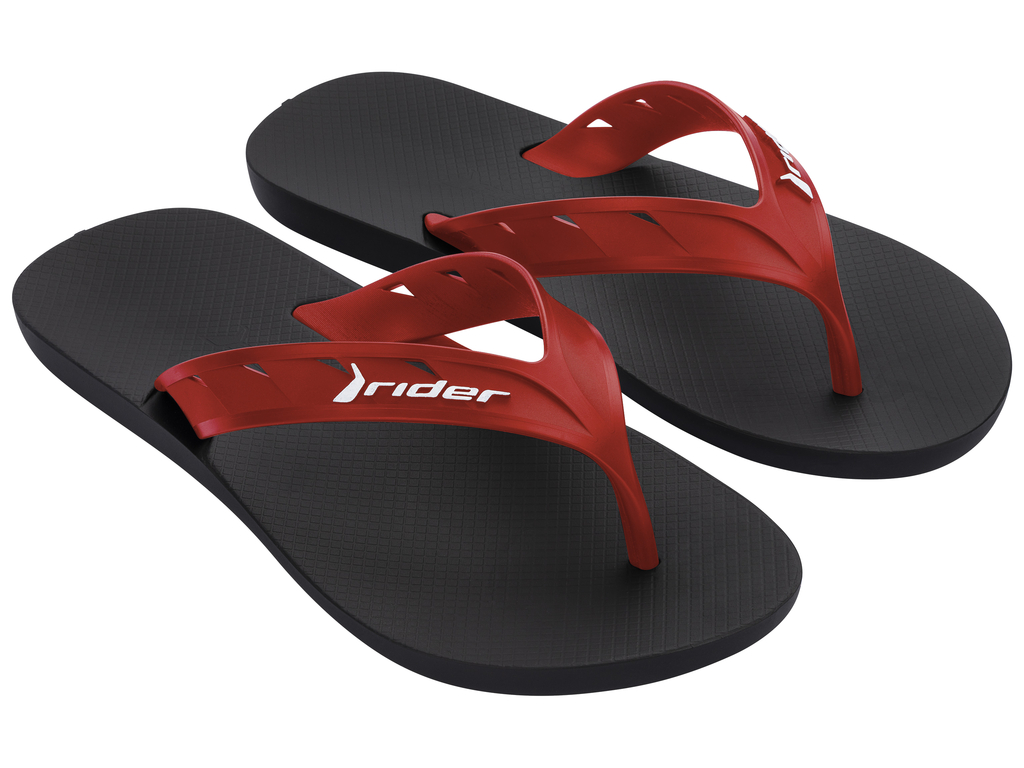 Sandalia Rider Street Masc Adulto Preto/Vermelho