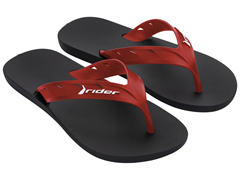 Sandalia Rider Street Masc Adulto Preto/Vermelho