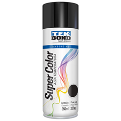 Tinta Spray Tekbond Preto Alta Temperatura 350ml