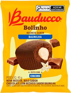 Bolinho Bauducco Chocolate Com Baunilha 40g