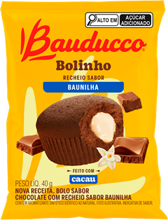 Bolinho Bauducco Chocolate Com Baunilha 40g