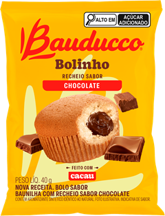 Bolinho Bauducco Baunilha Com Chocolate 40g