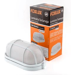 Luminaria Foxlux Bivolt Tartaruga Branco