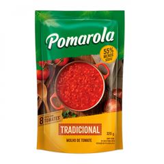 Molho De Tomate Pomarola Tradicional Sachet 300g