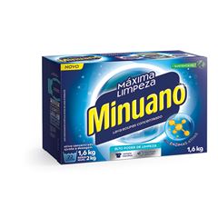 Sabao Em Po Minuano Maxima Limpeza Azul Caixa 1,6kg