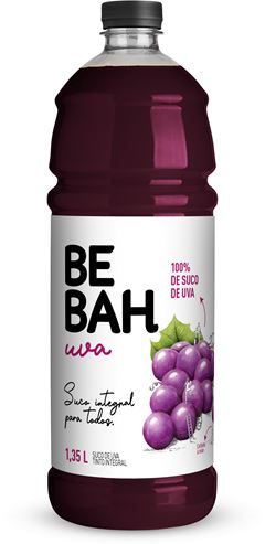 Suco Bebah Integral Uva Tinto Pet 1350ml
