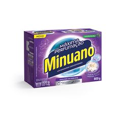 Sabao Em Po Minuano Maxima Perfumacao Roxo Caixa 800g