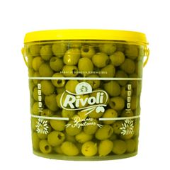 Azeitona Verde Rivoli Sem Caroco Balde 1,8kg