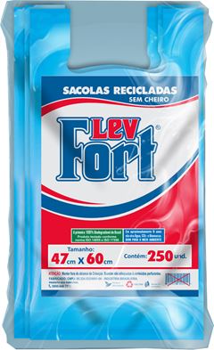 Sacola Plastica Levfort Bio 47x60cm Az