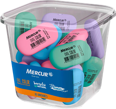 Borracha Mercur Oval Sortida Pote