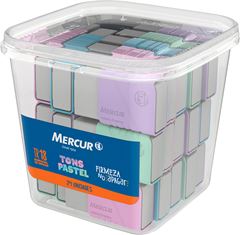 Borracha Mercur Tr Tons Pasteis Sortida Pote