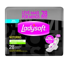 Absorvente Ladysoft Noturno Suave Com Abas 28un