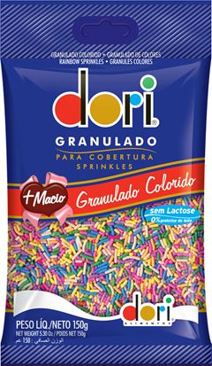Chocolate Granulado Dori Confeito Colorido 120g