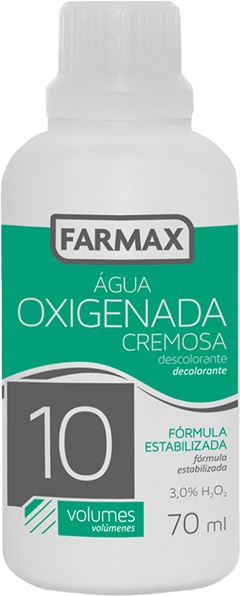 Agua Oxigenada Cremosa Farmax 10 Volumes 70ml