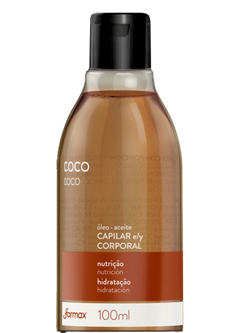 Oleo Capilar Corporal Farmax Coco 100ml