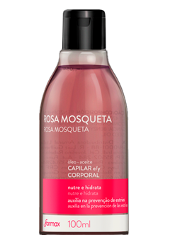 Oleo Capilar Corporal Farmax Rosa Mosqueta 100ml