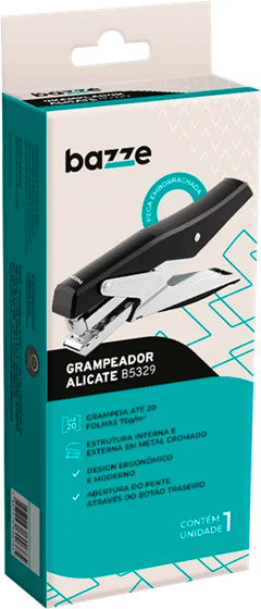 Grampeador Bazze Para 20fls Alicate