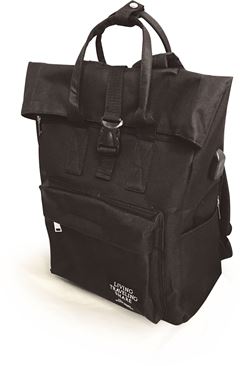 Mochila Kit Juvenil Flap Preto