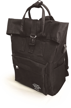 Mochila Kit Juvenil Flap Preto