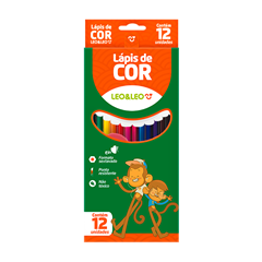 Lapis De Cor Leoleo Eco 12 Cores