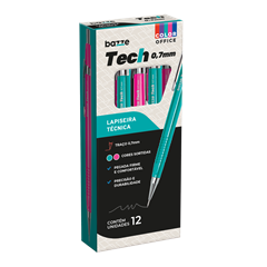 Lapiseira Bazze 0.7mm Tech Sortido