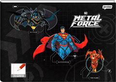 Caderno Jandaia Caligrafia Liga Da Justica 1/4 Cd Cost 40fls