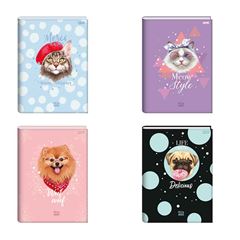 Caderno Jandaia Universitario Pet Holic Cd Cost 80fls