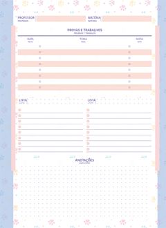 Caderno Jandaia Pet Holic Universitario Cd 10m 160fls