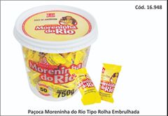 Pacoca Moreninha Rio Rolha 750g 50un